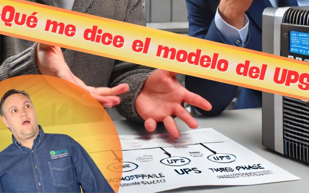 Gráfico de instalación de un UPS según sus características